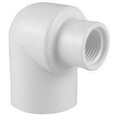 Charlotte Pipe And Foundry PVC 02301 2800 1 x 0.5 in. 90 Degree Elbow 7637804
